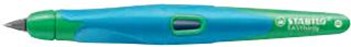 Ручка перьевая Stabilo EASYbirdy синий для правшей, голубой-зеленый корпус + синий картридж 5012/2-41