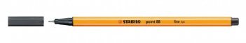 Ручка капил. Stabilo point-88 темно-серая холодная 0,4мм - популярная ручка для офиса (10) 88/97
