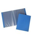 Папка пластиковая 0.5мм, с 40 прозрачными вкладышами, синяя, LINE Хатбер 40AV4_03009