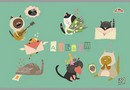 Альбом для рисования 32л. "Прикольные кошки", обл. мелов., Апплика (10/40) С0226-59