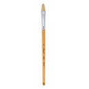 Кисть щетина "Sonnet" овальная №6 (12мм), короткая ручка, покрытая лаком, ЗХК 240331/6