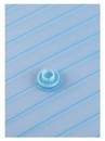 Папка-конверт пластиковая 0.17мм, на кнопке фА4, прозр.голубая, Comix (10/480) C330 BU