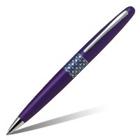 Ручка шариковые 115мм PILOT с масленными чернилами, 1.0мм, корпус металлический матовый фмолетовый, цвет чернил синий BP-MR3-M(EP)