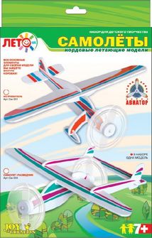 Набор для детского творчества: изготовление моделей самолетов "Самолет-Разведчик", LORI См-004