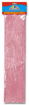 Набор цветной бумаги, крепированной, 50*250см, "Розовый перламутр", Апплика. С0307-28