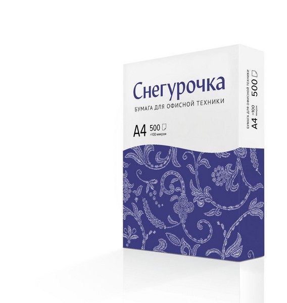 Бумага д/ксер. фА4 "Снегурочка" 500л, 80 г/м2, класс С, АО «Монди Сыктывкарский ЛПК» (5/300) 