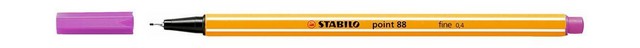 Ручка капил. Stabilo point-88 лиловая 0,4мм - популярная ручка для офиса (10) 88/59