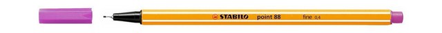 Ручка капиллярная Stabilo point-88 лиловая 0,4мм - популярная ручка для офиса (10) 88/59