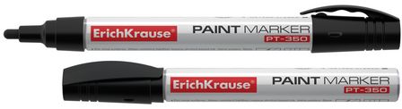 Маркер-краска ErichKrause 1.5-2.5мм, черный, РТ-350 (6/432) 37292