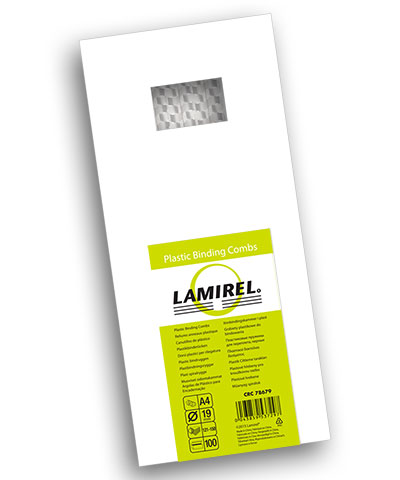 Пружина пластиковая Lamirel, 51 мм. Цвет: белый, 25 шт. LA-78778
