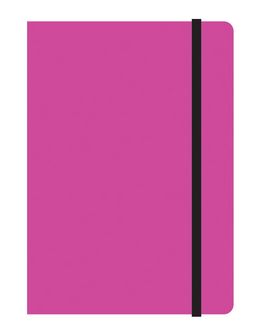 Записная книжка фА6, 120л. кл., на резинке, "STUDY UP", розовая, Полиграфика, (1/128) 39479