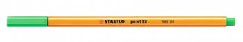 Ручка капил. Stabilo point-88 светло-изумрудная 0,4мм - популярная ручка для офиса (10) 88/16