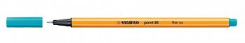 Ручка капил. Stabilo point-88 голубая 0,4мм - популярная ручка для офиса (10) 88/31