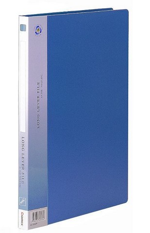 Папка пластиковая 1.20мм., с внутренним боковым зажимом, голубая, Comix 023 AВ201A 