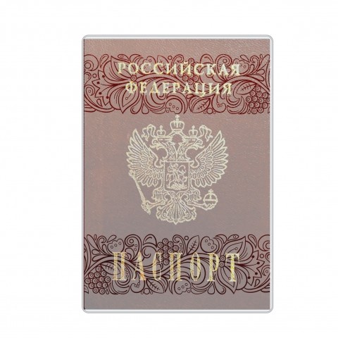Обложка для паспорта, с матовым рисунком, ДПС 2203.180.М
