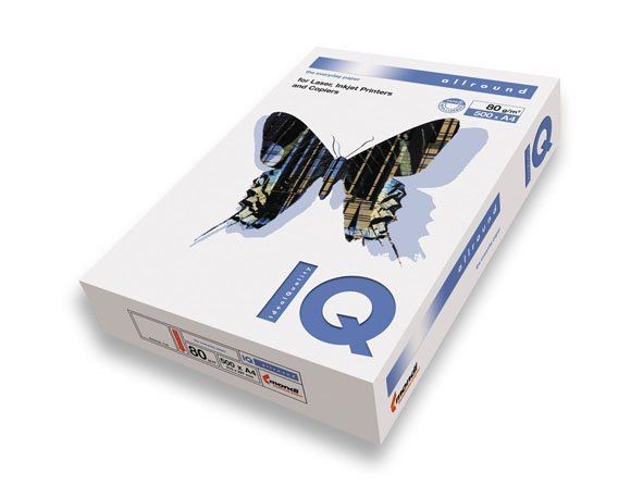 Бумага д/ксер. фА4 "IQ Allround" 500л, 104 микрон, класс B, Монди Бизнес Пейпа (5/300)
