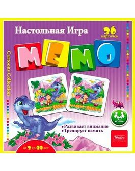 Игра настольная "МЕМО. Динопарк", Хатбер 36ИнМ_11095