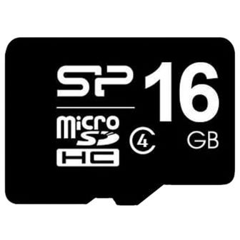 Карта памяти  микро SDHC 16GB SILICON POWER скорость передачи данных  4 Мб/сек(class 4) 512327