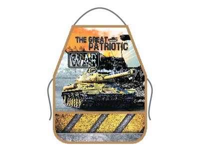 Накидка для труда печать на ткани "BATTLE TANK", Пчелка ФДТ-3