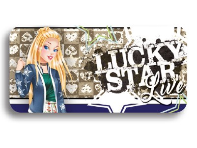 Пенал - косметичка, печать на ткани 200*90*40, "LUCKY STAR", Пчелка К-10