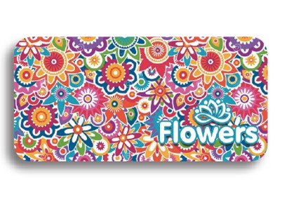 Пенал - косметичка, печать на ткани 200*90*40, "УЗОРЫ", Пчелка К-10