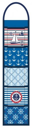 Карман МОРСКАЯ ТЕМАТИКА полиэстер и микрофибра, 5 карманов 44978