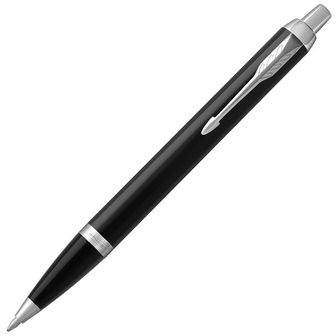 Ручка шар. PARKER IM Black CT цвет корпуса черный глянцевый лак, хром.детали, M, синие чернила PARKER-1931665