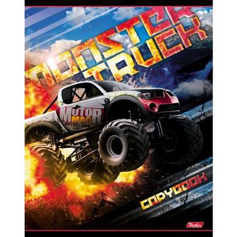 Тетрадь 24л. кл., обл. мелов., "MonsterTruck", Хатбер, (18/180) 24Т5В1