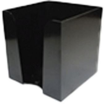Пластиковый бокс для бумажного блока "Attomex" 90x90x90 мм, черный 4105801