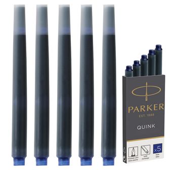 Капсулы д/перьевой ручки PARKER Quink средние, синие в наборе из 5шт. Z-11 1950384