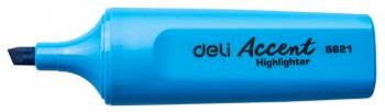 Текстовыделитель Deli Accent Delight синий, скошенный пиш. наконечник 1-5мм  ES621BLUE