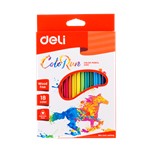 Карандаши 18цв. Deli ColoRun трехгран. пластик EC00110