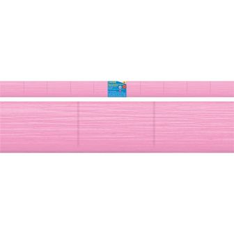 Бумага креповая, гофрированная флористическая в рулоне 50*250см,140г/м2, светло-розовая, (10/100), deVENTE 8040752
