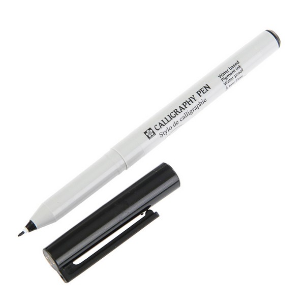 Ручка капил. Calligraphy Pen 1мм, черный, SAKURA XCMKN10#49