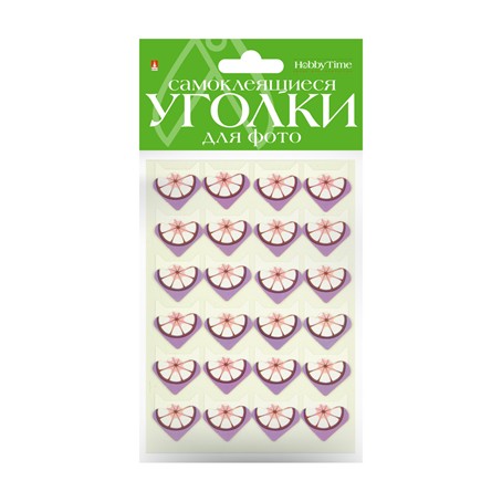 УГОЛКИ ДЛЯ ФОТО САМОКЛЕЯЩИЕСЯ МАНГУСТИН, 24 ШТ 2-745/33