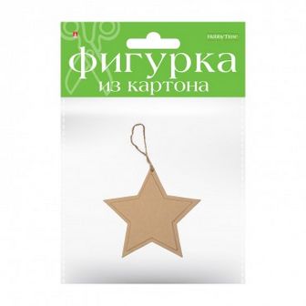 ФИГУРКА ИЗ КАРТОНА. "ЗВЕЗДОЧКА" 10,6x10,4 см 2-594/18
