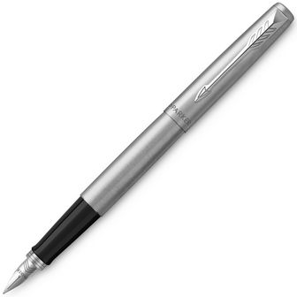 Ручка перьевая PARKER "JOTTER Stainless Steel CT", корпус из нерж. стали, синие чернила М * PARKER-2030946