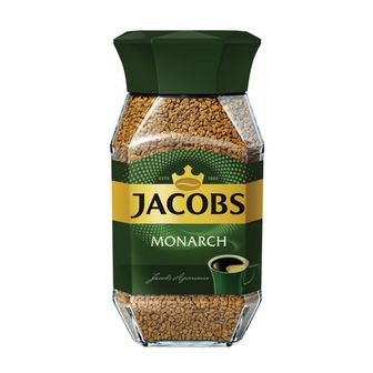 Кофе растворимый JACOBS MONARCH сублимированный , 95 г, в стеклянной банке 621497
