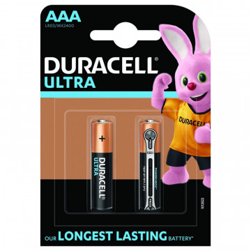Батарейка DURACELL Ultra Power (Алкалиновые,мизинчиковые) LR03-2BL (2/20/60/10800) LR03-2BL Ultra Power