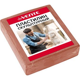 Пластилин скульптурный 500 гр, "deVENTE. ART" терракотовый, мягкий 8042906