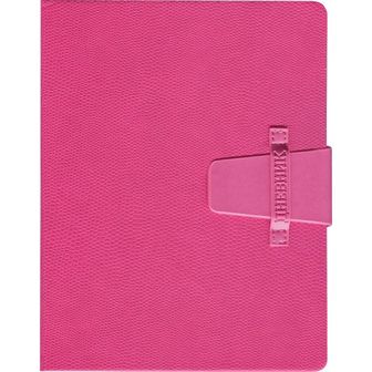 Дневник "deVENTE. Pink reptile" универсальный блок, офсет 1 краска, белая бумага 80 г/м?, твердая обложка из искусственной кожи с хлястиком, термо тиснением, 1 ляссе 2020904