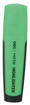 Текстовыделитель Deli Mate зеленый, скошенный пиш. наконечник 1-5мм EU35050