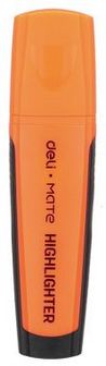 Текстовыделитель Deli Mate оранжевый, скошенный пиш. наконечник 1-5мм EU35060