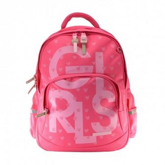 Рюкзак школьный "GIRLS" с эргономичной спинкой, розовый, Альт 12-002/52