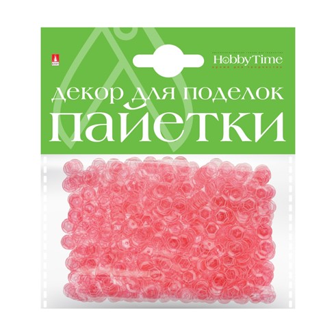 ПАЙЕТКИ 3D. НАБОР №23. ОДНОТОННЫЕ, ПОЛУПРОЗРАЧНЫЕ 6ММ. 12 ВИДОВ 2-415/03