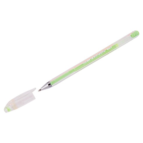 Ручка гелевая CROWN 0.8мм "Hi-Jell Pastel" пастель салатовый HJR-500P-8