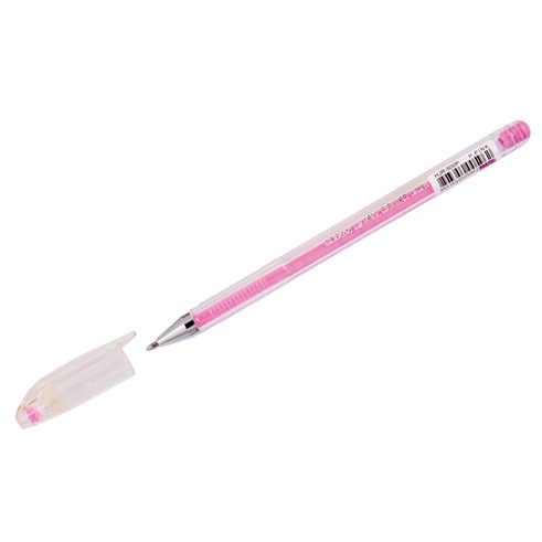 Ручка гел. CROWN 0.8мм "Hi-Jell Pastel" пастель розовый HJR-500P-8