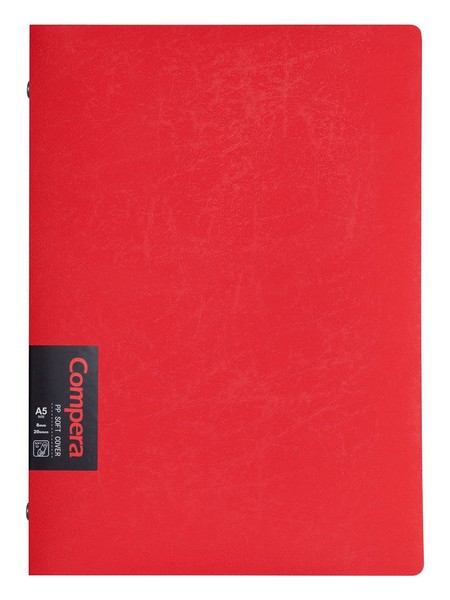 Тетрадь 50л. лин., на кольцах "COMPERA ORIGINAL" цв. красный, Comix C7005 RD