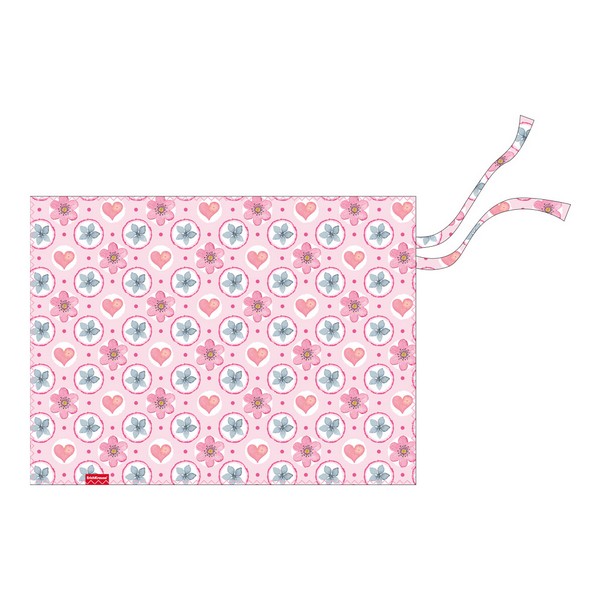 Подкладка настольная А3+ текстильная "Pink Flowers", ErichKrause (12/72)  48305