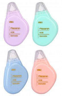 Корректирующая лента Deli Macaron mini 5ммх5м в блистере  EH21606